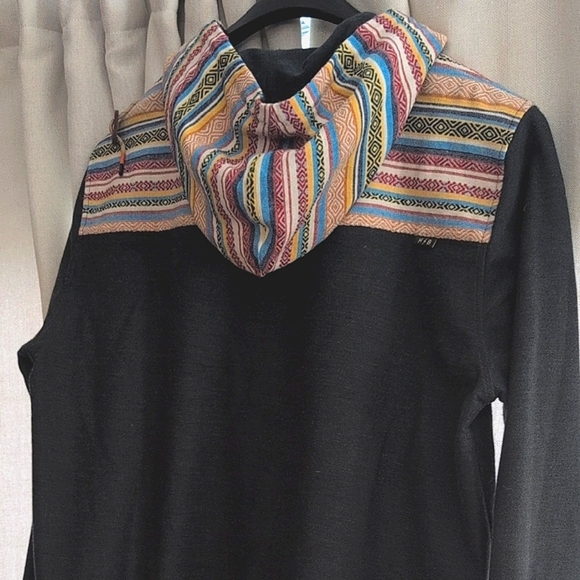 Howler Brothers Shaman Zip Up Hoodie Dark Green Heather Size L - Picture 4 of 7